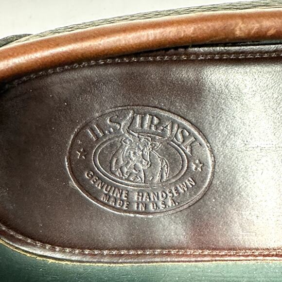 EUC Rancourt & Co x H. S. Trask Moccasin Tassel Loafer Handsewn Maine USA 11.5 D main image 7